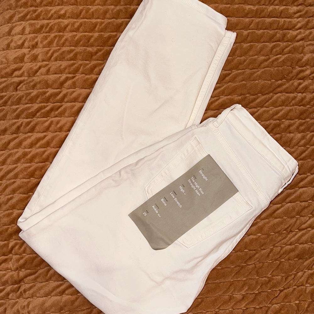 Everlane the high-rise Straight Jean
